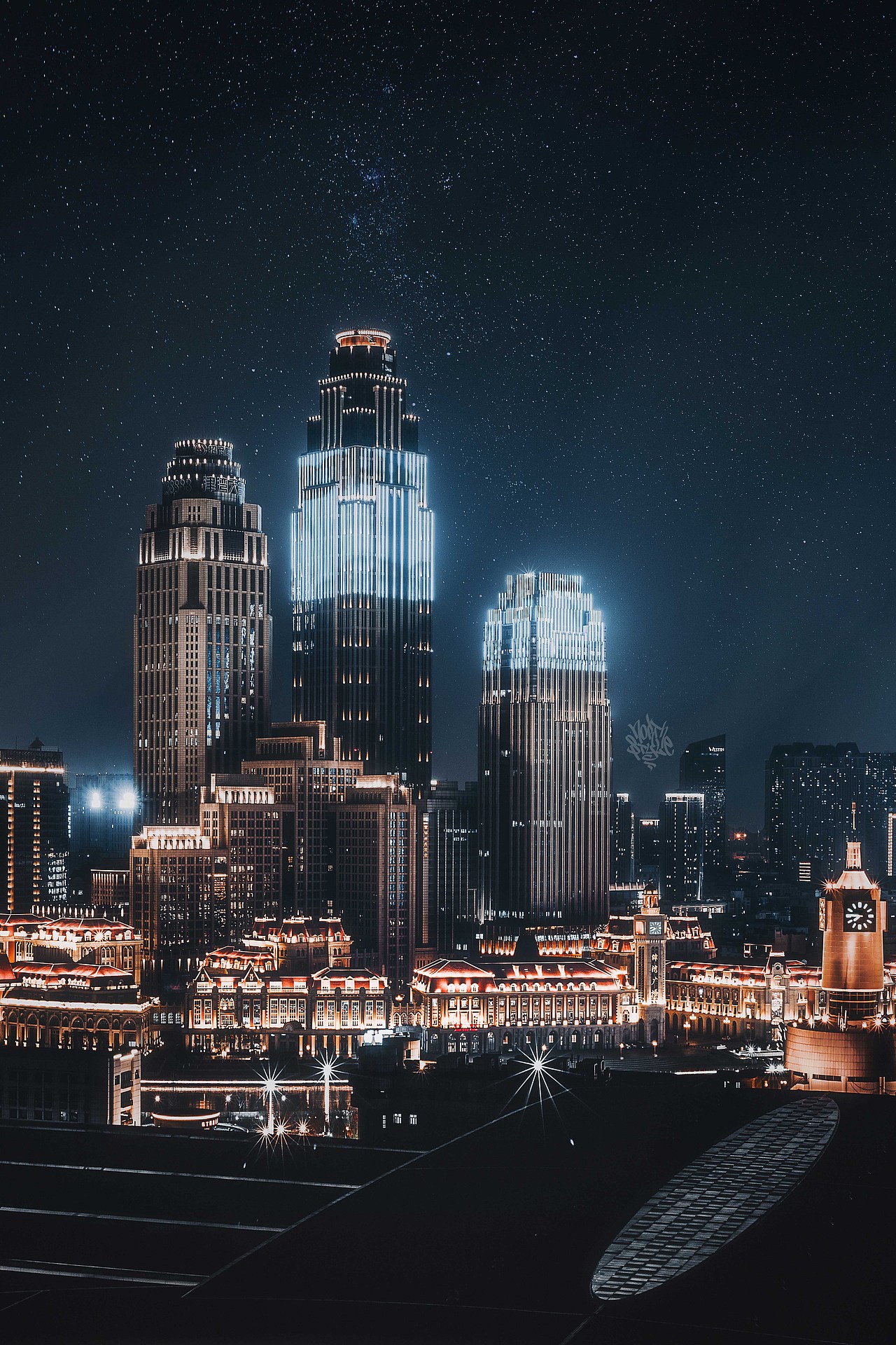 天津夜景 历史与现代融合的城市（图ZMzMwOTA5MjIw） - 人文/纪实摄影 - 站酷设计师北武原创素材 - 站酷ZCOOL