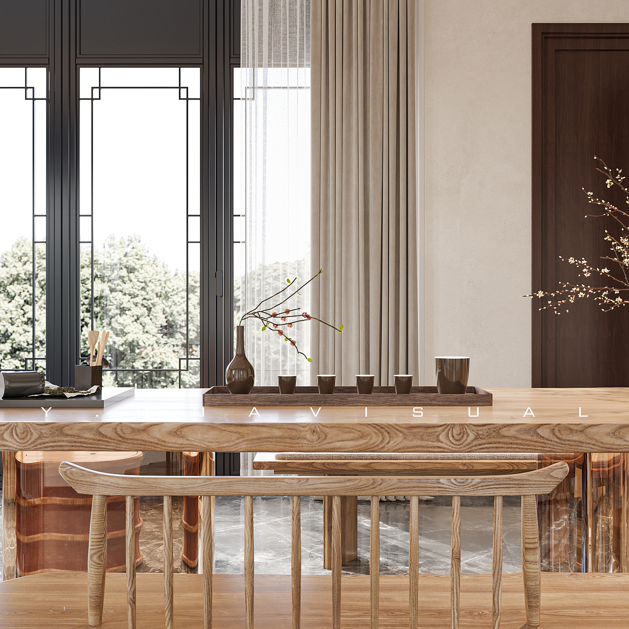 乙画视觉｜近期诧寂风渲染（图ZMzQyMDg1OTUy） - 家装设计 - 站酷设计师乙画原创素材 - 站酷ZCOOL