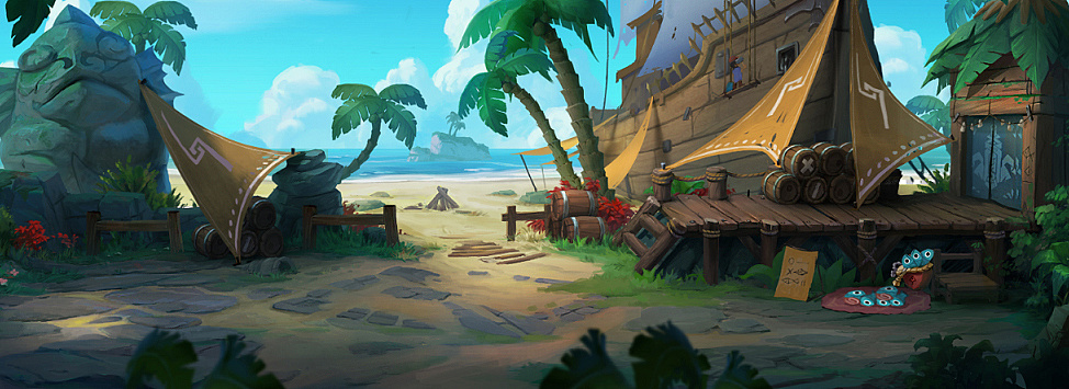 日韩类横版游戏场景|插画|游戏原画|古东 - 原创作品 - 站酷 (zcool)