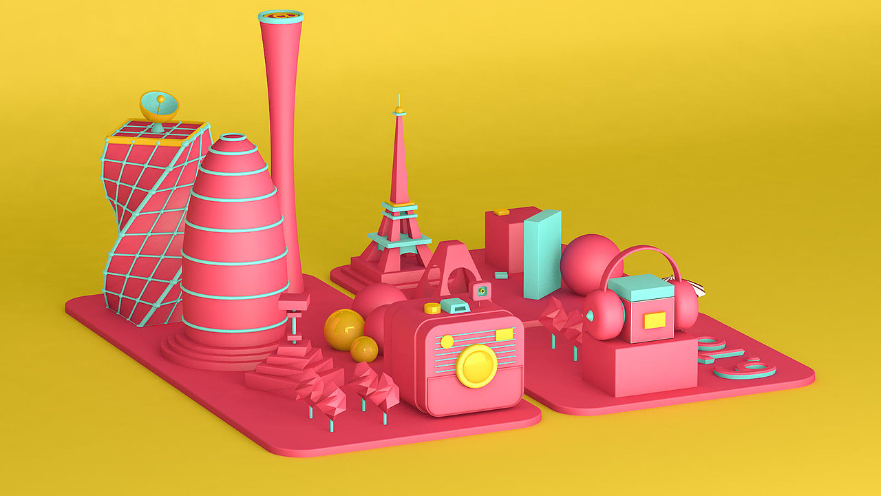 c4d 电商场景搭建