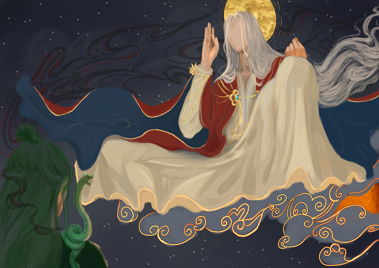 盘瓠(主题插画)|插画|绘本|东白予 - 原创作品 - 站酷 (zcool)