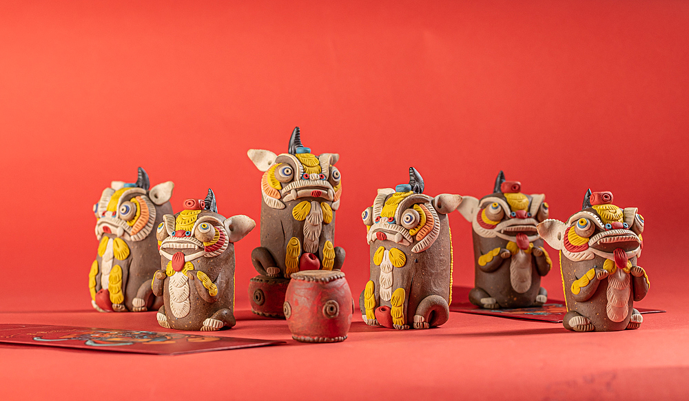 器十二 原创手工陶瓷醒狮茶宠香插摆件（图ZMTkyMTk1MTQ4） - 其他手工艺 - 站酷设计师器十二原创素材 - 站酷ZCOOL