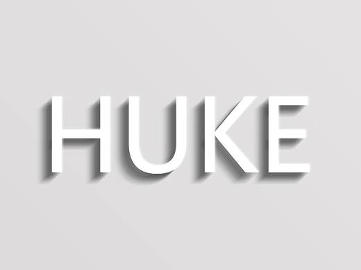 白色长投影文字制作