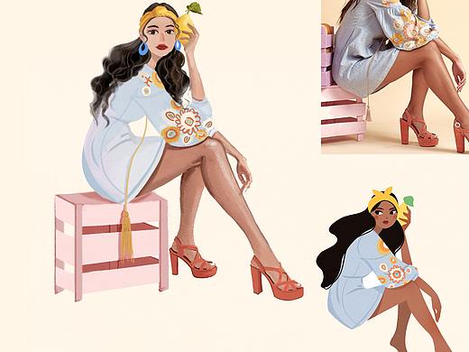 照片转插画（个人主页-ZNDE1MDQ5Mjg=） - 创作习作 - 站酷设计师可可乐瓶原创素材 - 站酷ZCOOL