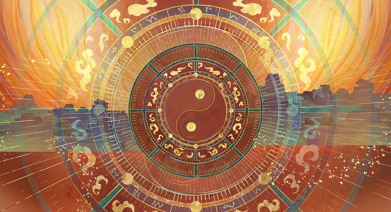 《山海经》四大凶兽·混沌 | 国潮商业插画（图ZMzM4MzcwMjc2） - 商业插画 - 站酷设计师千丶阿律原创素材 - 站酷ZCOOL