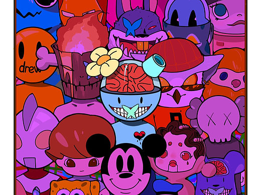 BombFlower系列原创插画