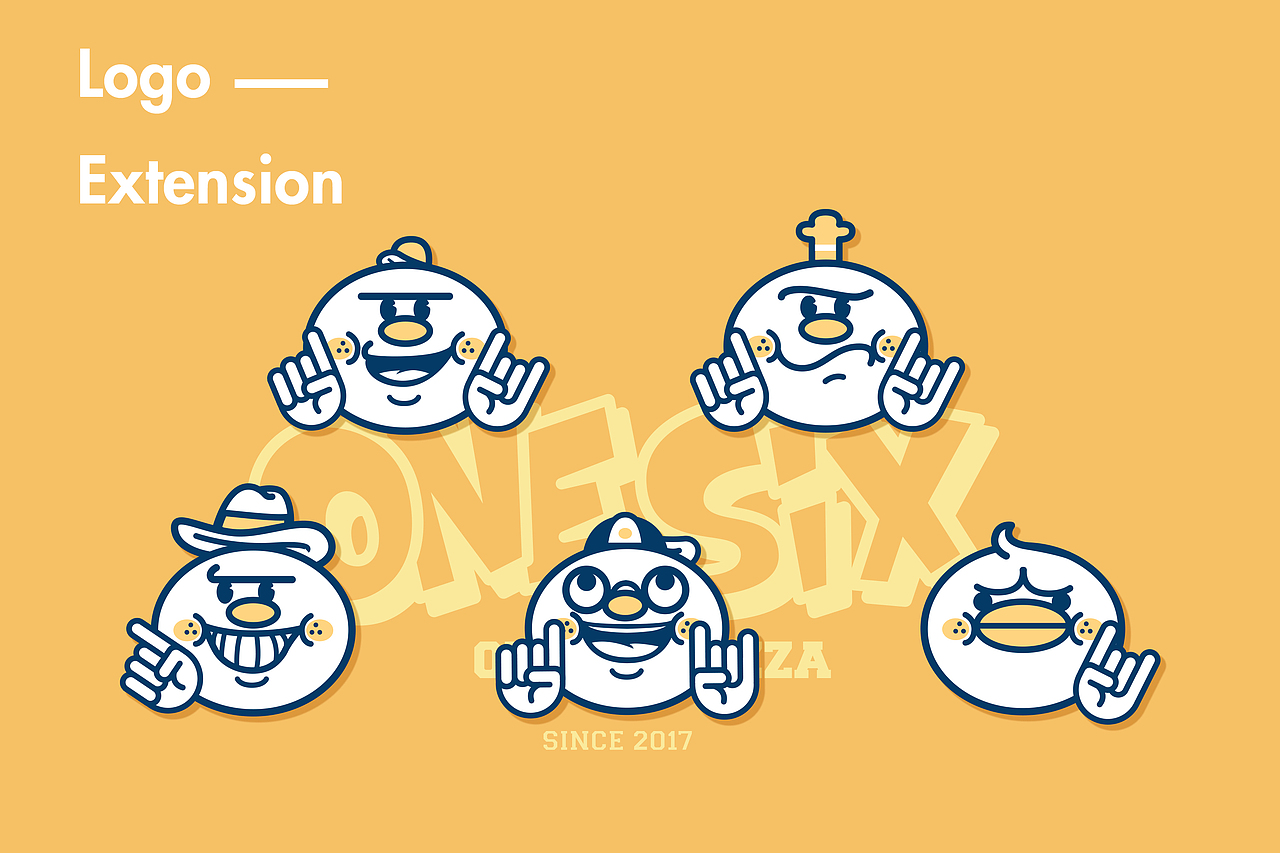 餐饮品牌设计 —— 一六披萨（图ZOTg3NDM2NjQ=） - 品牌 - 站酷设计师肥猫王子原创素材 - 站酷ZCOOL