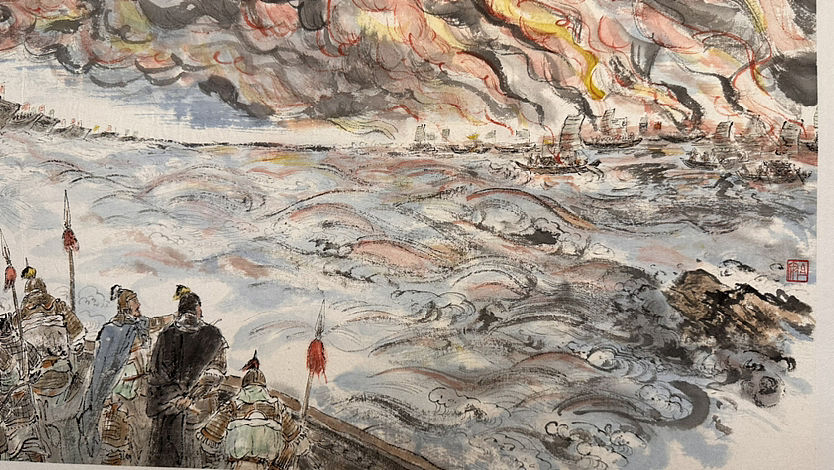 三国演义经典故事插画（图ZMzYzNDUzMzEy） - 艺术插画 - 站酷设计师无趣水墨原创素材 - 站酷ZCOOL