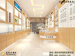 中北眼镜，眼镜店装修，展柜设计，艺之木展柜