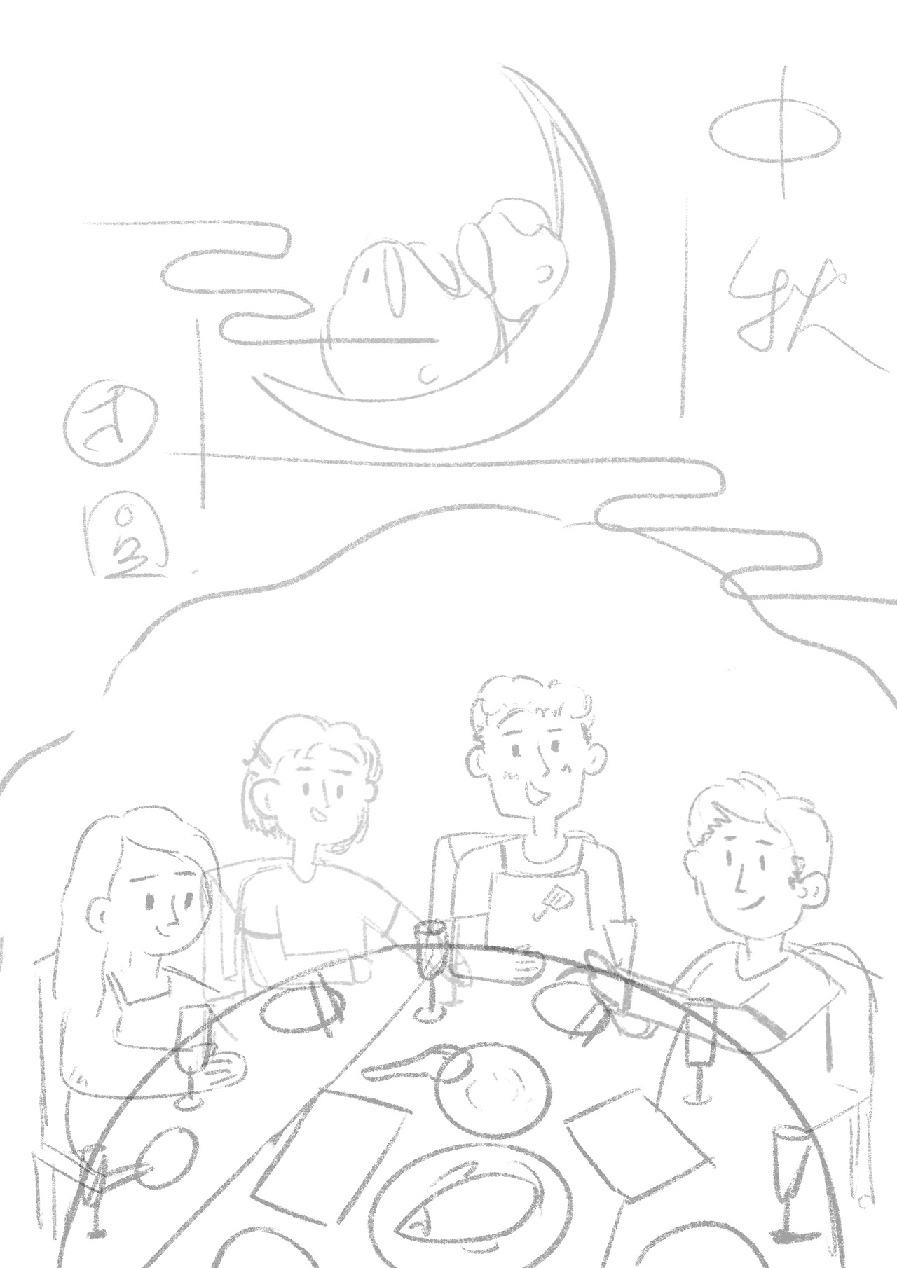 • 中秋节插画 | 团团圆圆（图ZMTc2MzAwMTcy） - 创作习作 - 站酷设计师Direner原创素材 - 站酷ZCOOL