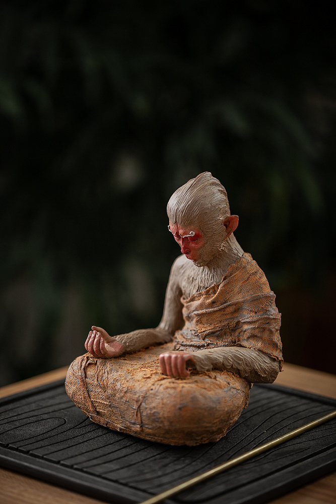 器十二齐天大圣斗战胜佛悟道陶瓷摆件