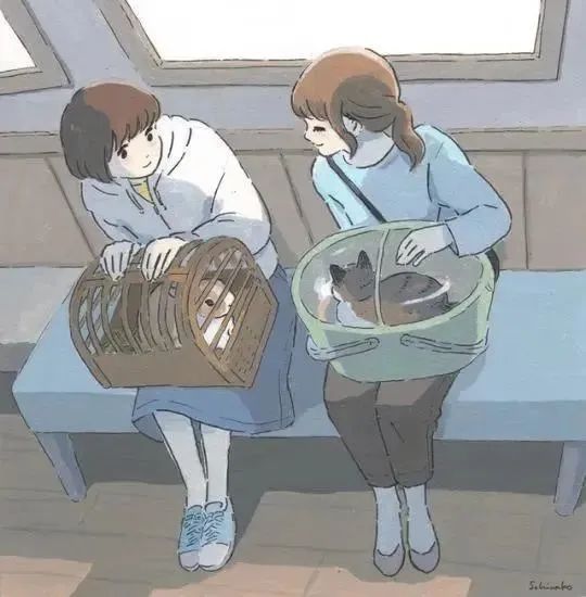 萌兔画家用简单的笔触记录平淡生活中的幸福感超级治愈