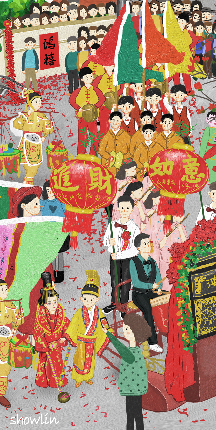潮汕传统文化绘画图片