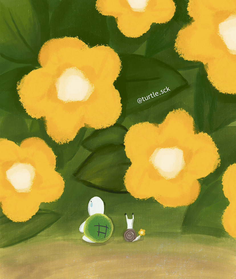 把你画成花｜插画