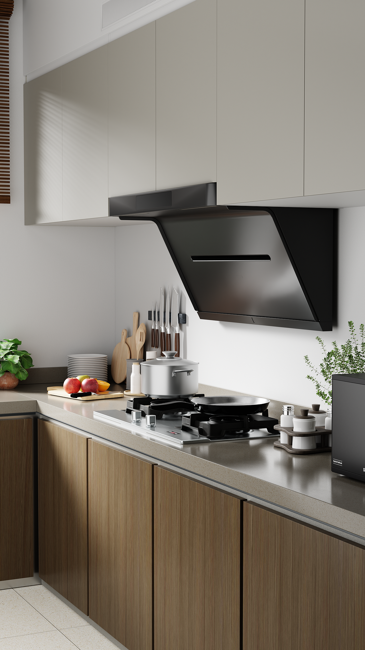 厨房场景渲染练习（图ZMzgzNDMxMzc2） - 场景 - 站酷设计师WB设计原创素材 - 站酷ZCOOL