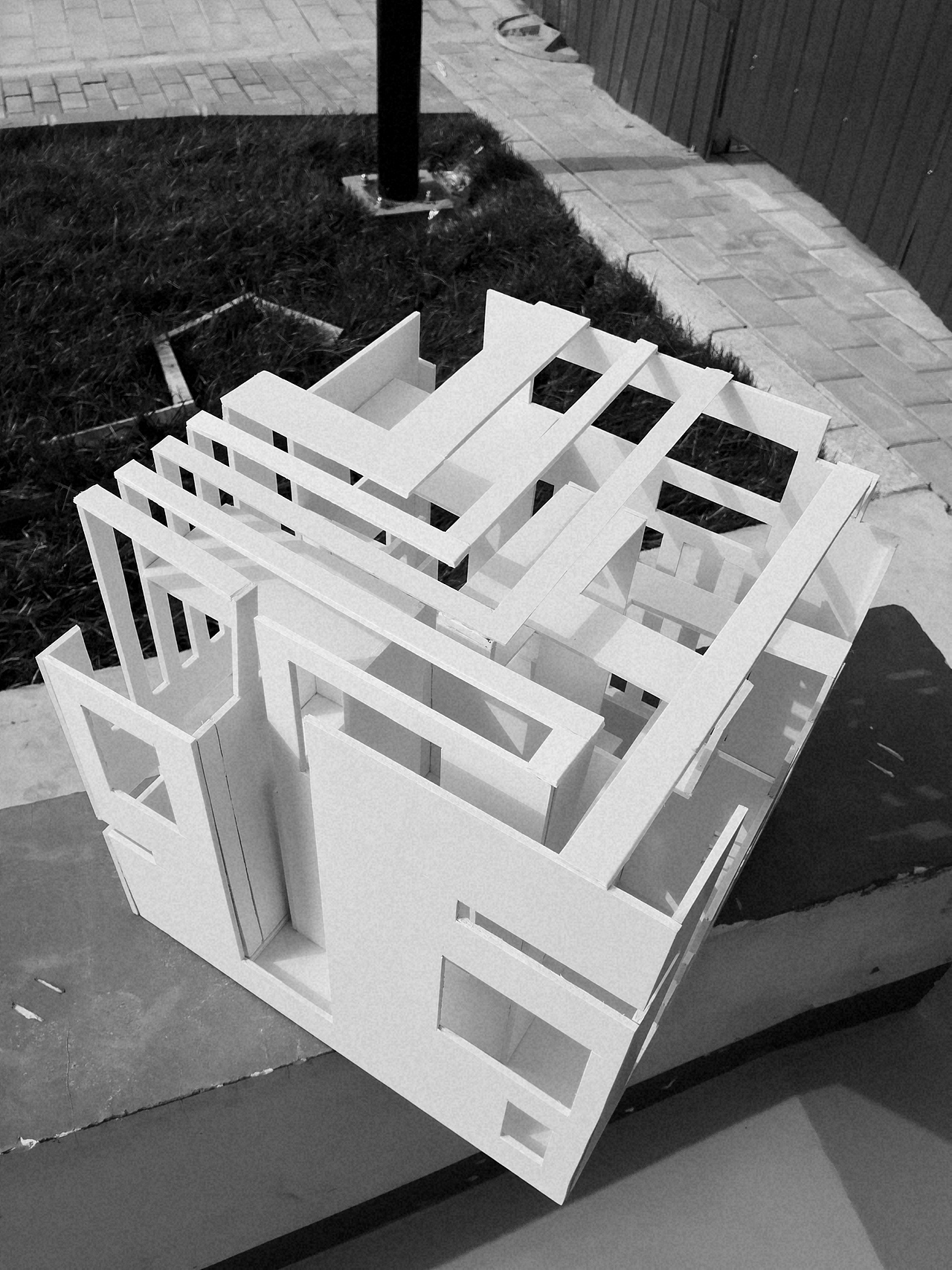 空间立体构成内与外