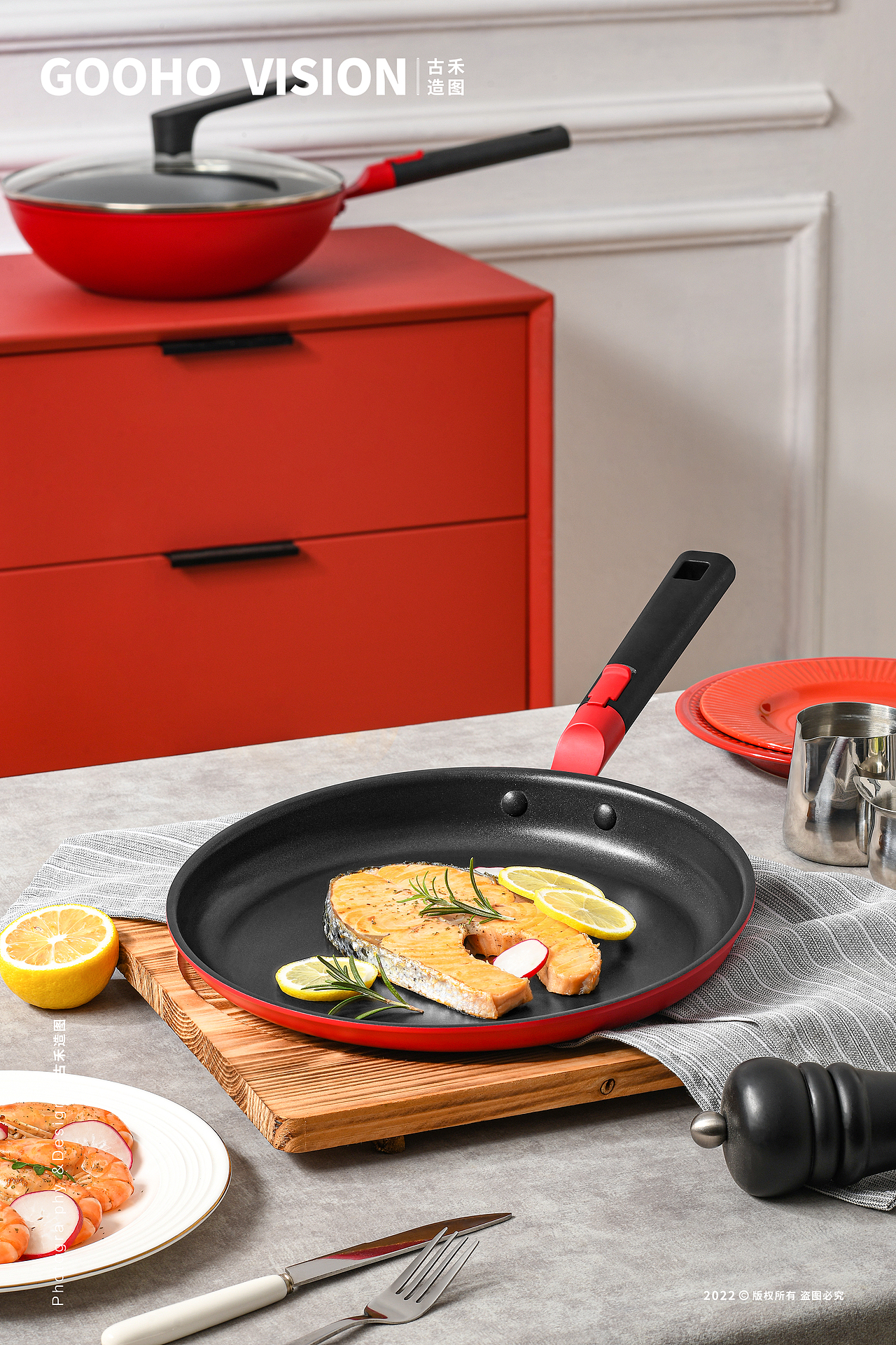 锅具系列组合拍摄丨古禾造图 GOOHO VISION
