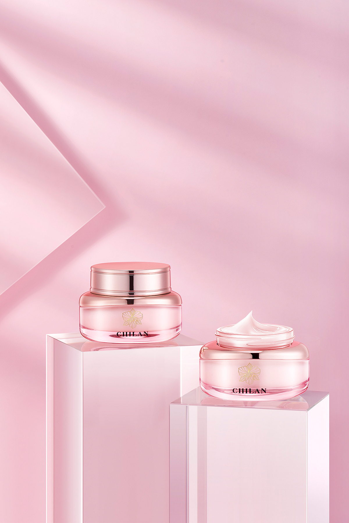 护肤品面膜精华眼霜组合系列丨产品拍摄后期修图