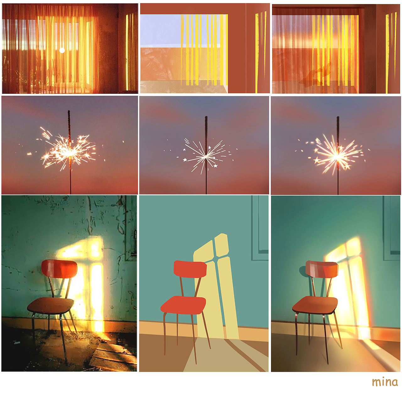 概括小练习（图ZMjgxNTczODI4） - 创作习作 - 站酷设计师和米娜走天涯原创素材 - 站酷ZCOOL