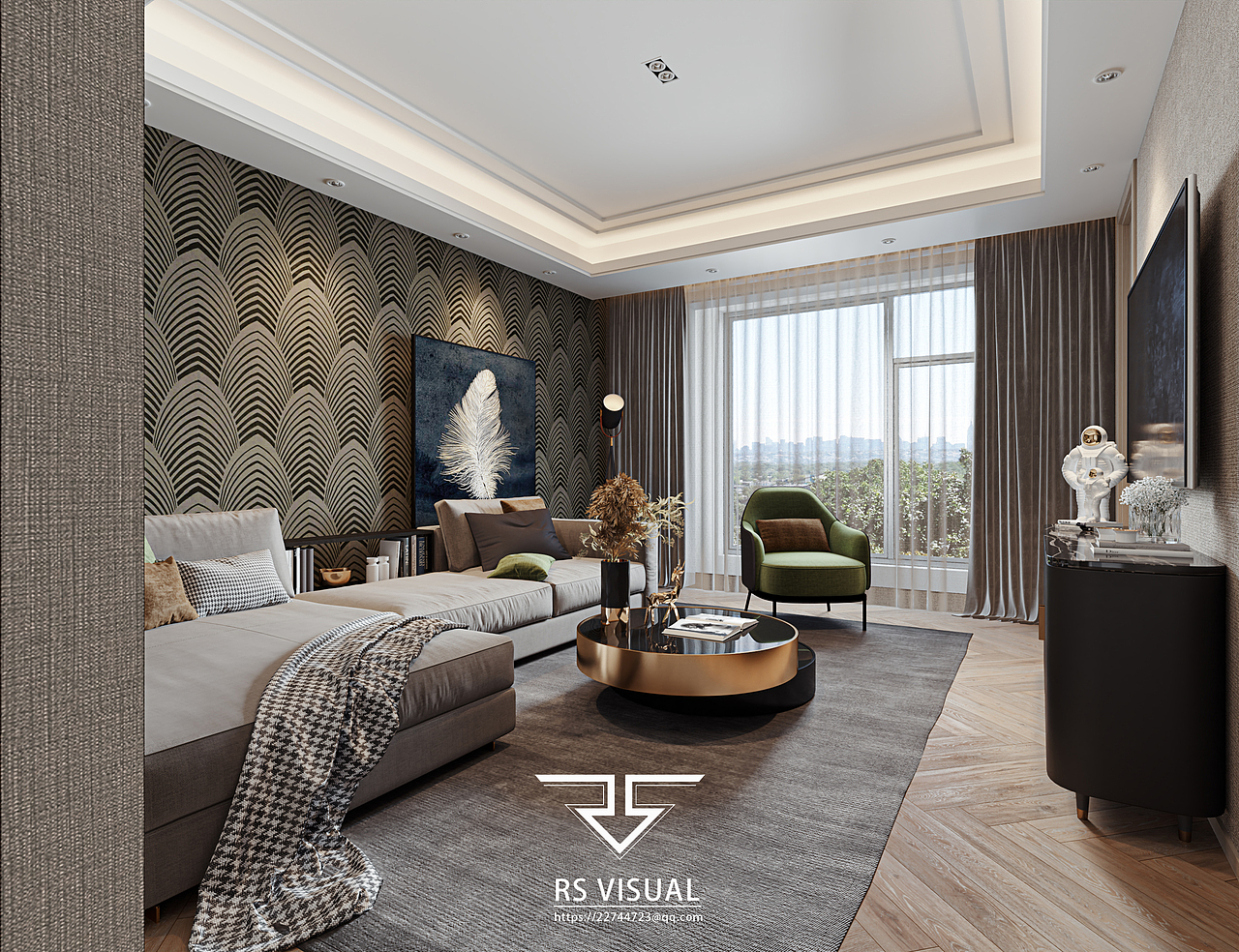 现代风格（图ZMTk0NDg2NTky） - 家装设计 - 站酷设计师睿思设计表现原创素材 - 站酷ZCOOL