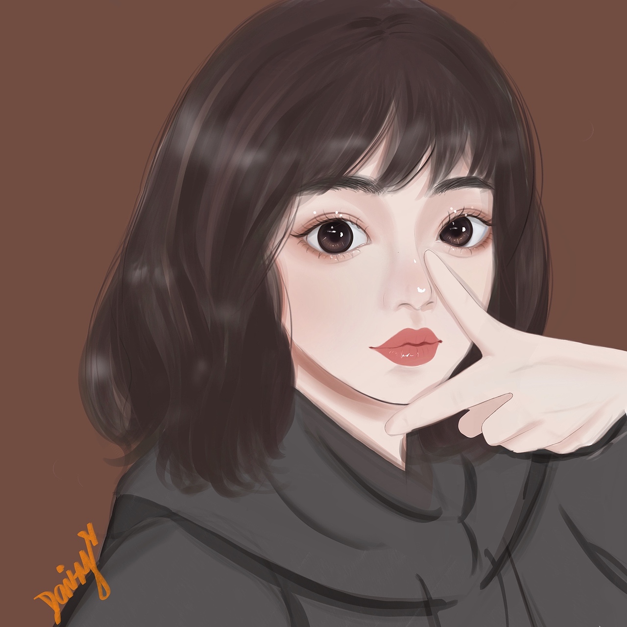 【procreate手绘头像】两个色号