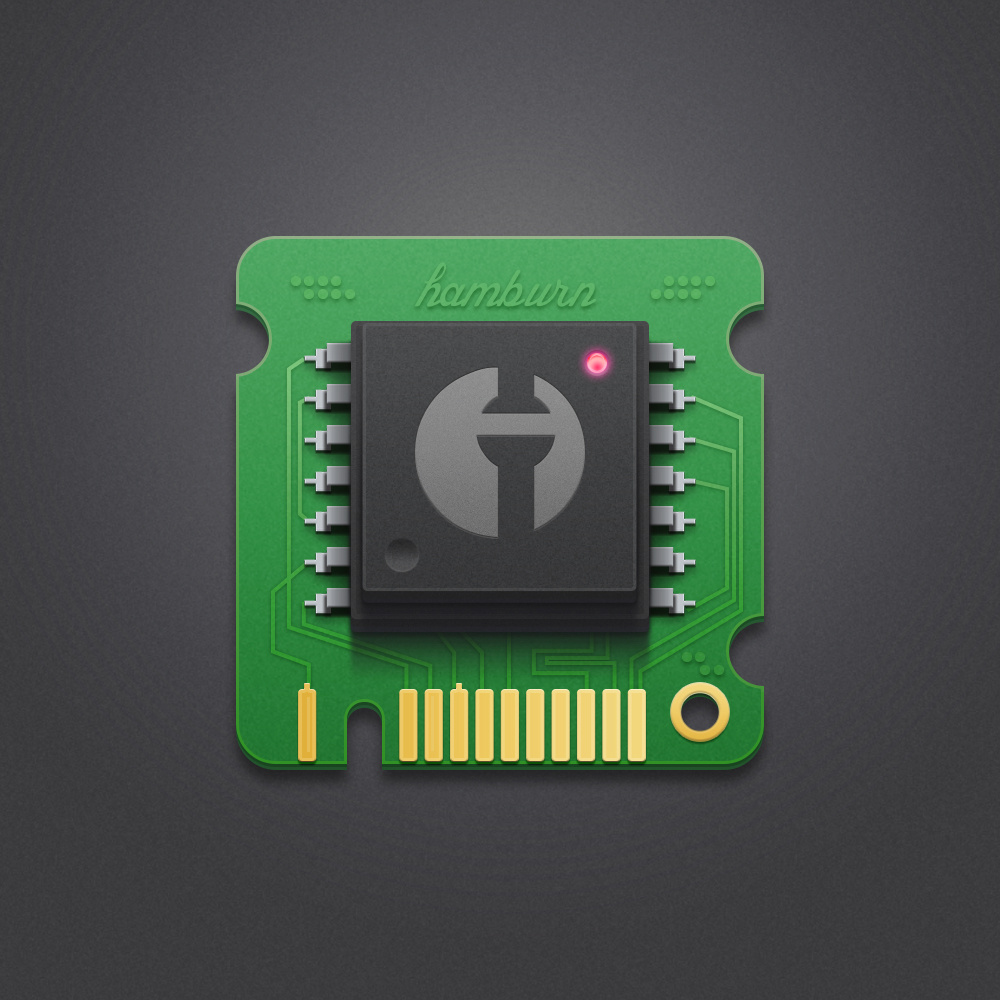 临摹练习-芯片(附制作原文件)|ui|图标|hamburn_彬仔 - 原创作品