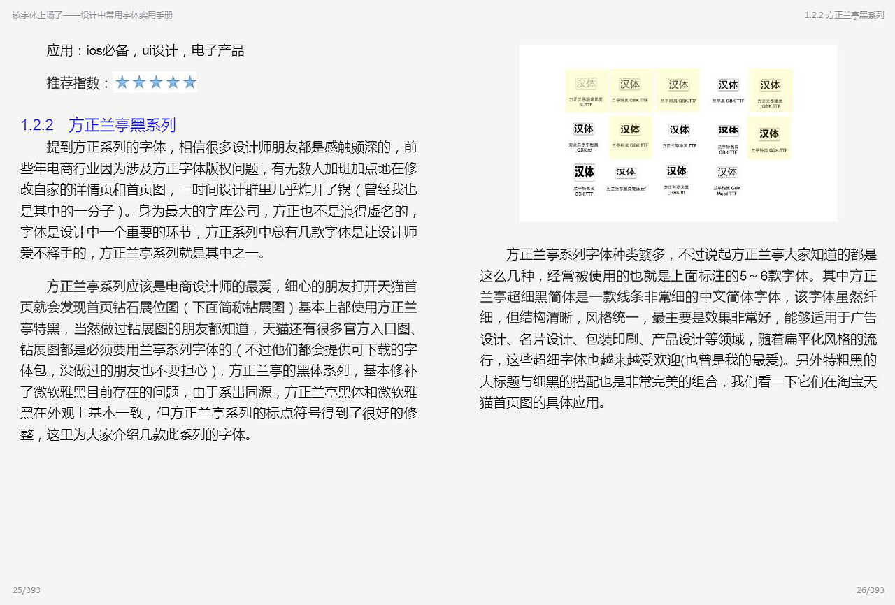 字体来了——设计中常用的字体实用分享
