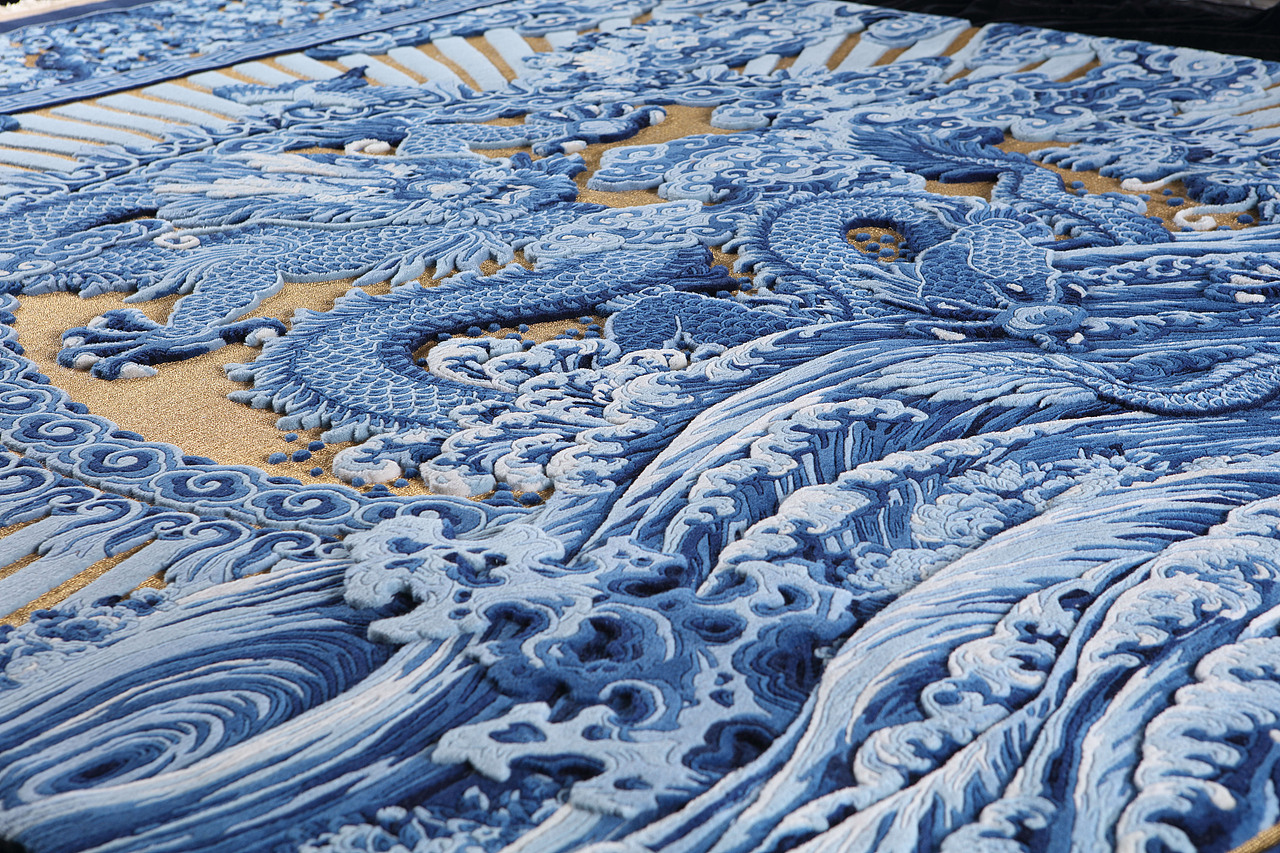 盘金毯-带子上朝