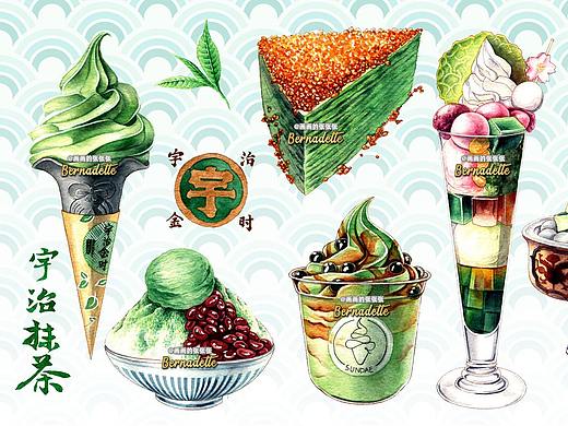 近期的一些水彩手绘插画作品