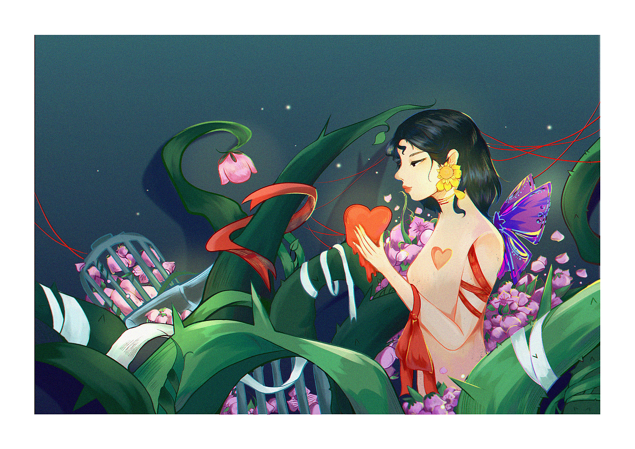 插画练习（图ZMjYxNjMzMjky） - 绘本 - 站酷设计师愿蓝桉原创素材 - 站酷ZCOOL
