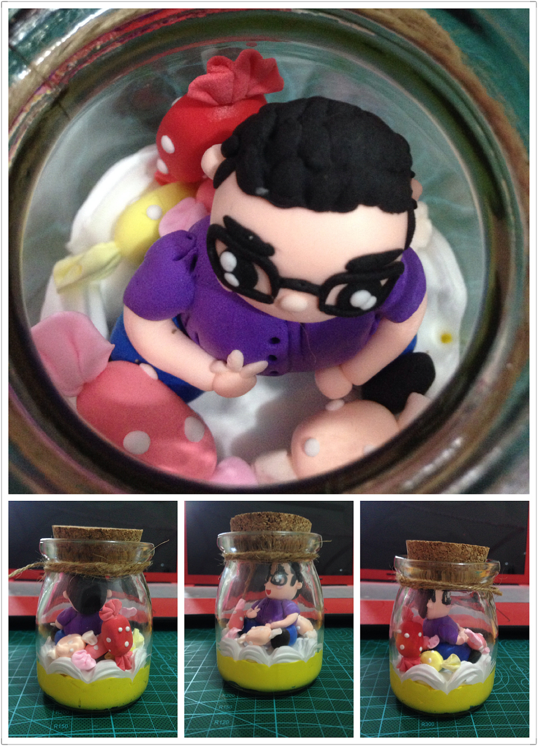 瓶中世界星座粘土（圖ZMjIyNzg0MDg=） - 手辦/模玩 - 站酷設(shè)計(jì)師嚴(yán)聆原創(chuàng)素材 - 站酷ZCOOL