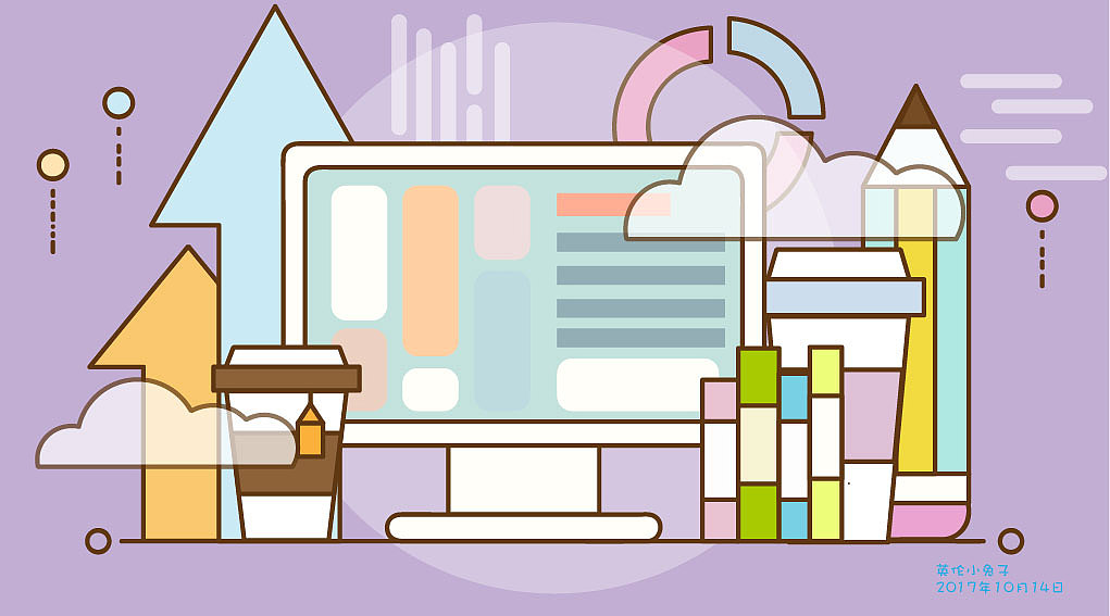 线条风（图ZOTgyODUwMDQ=） - 商业插画 - 站酷设计师英伦小兔子原创素材 - 站酷ZCOOL