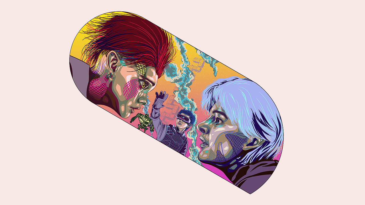 画了一组 logo的插画延伸