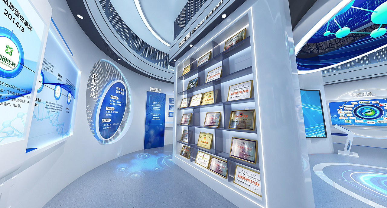 企业展厅（图ZMjg0NDUyMzI0） - 其他空间 - 站酷设计师毛九九0716原创素材 - 站酷ZCOOL