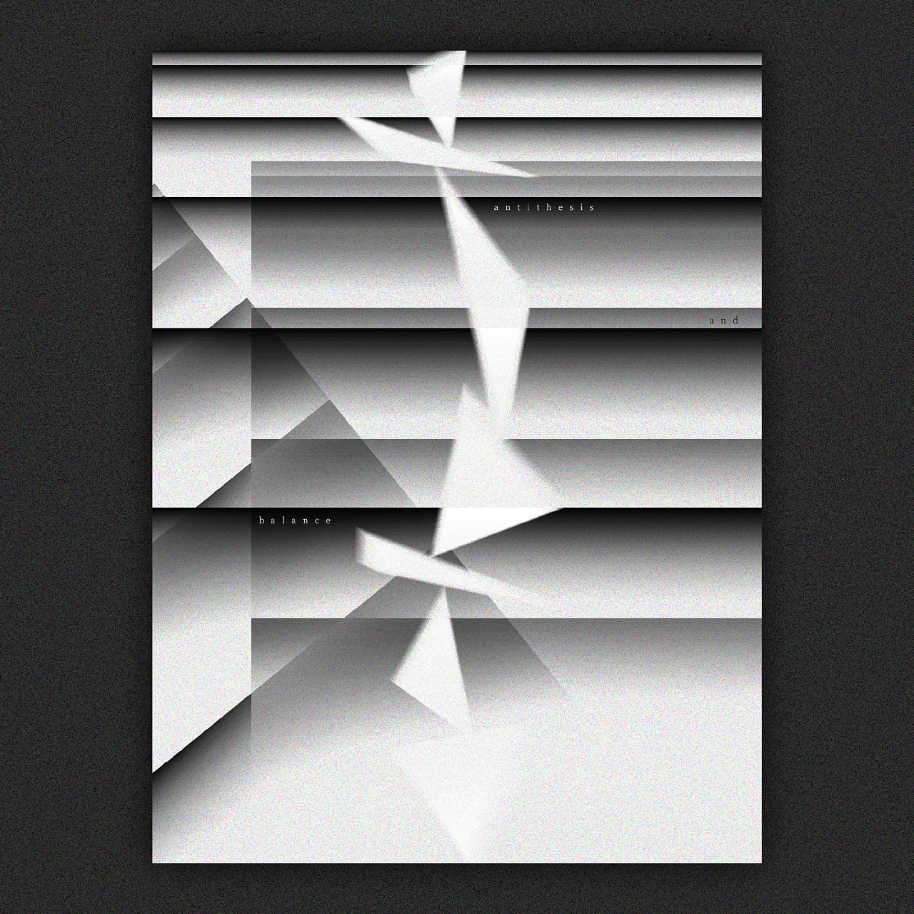 【对立与平衡】平面海报设计 | graphic design|平面|海报|untitled