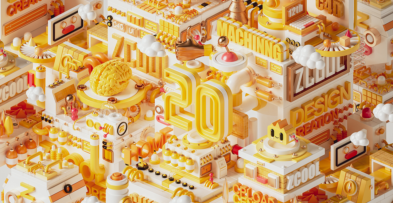 疫情、失业感觉今年好难呀，也要好好干图，4月0C练习~（图ZMjA2MTI1MDky） - 其他三维 - 站酷设计师CMIngs原创素材 - 站酷ZCOOL