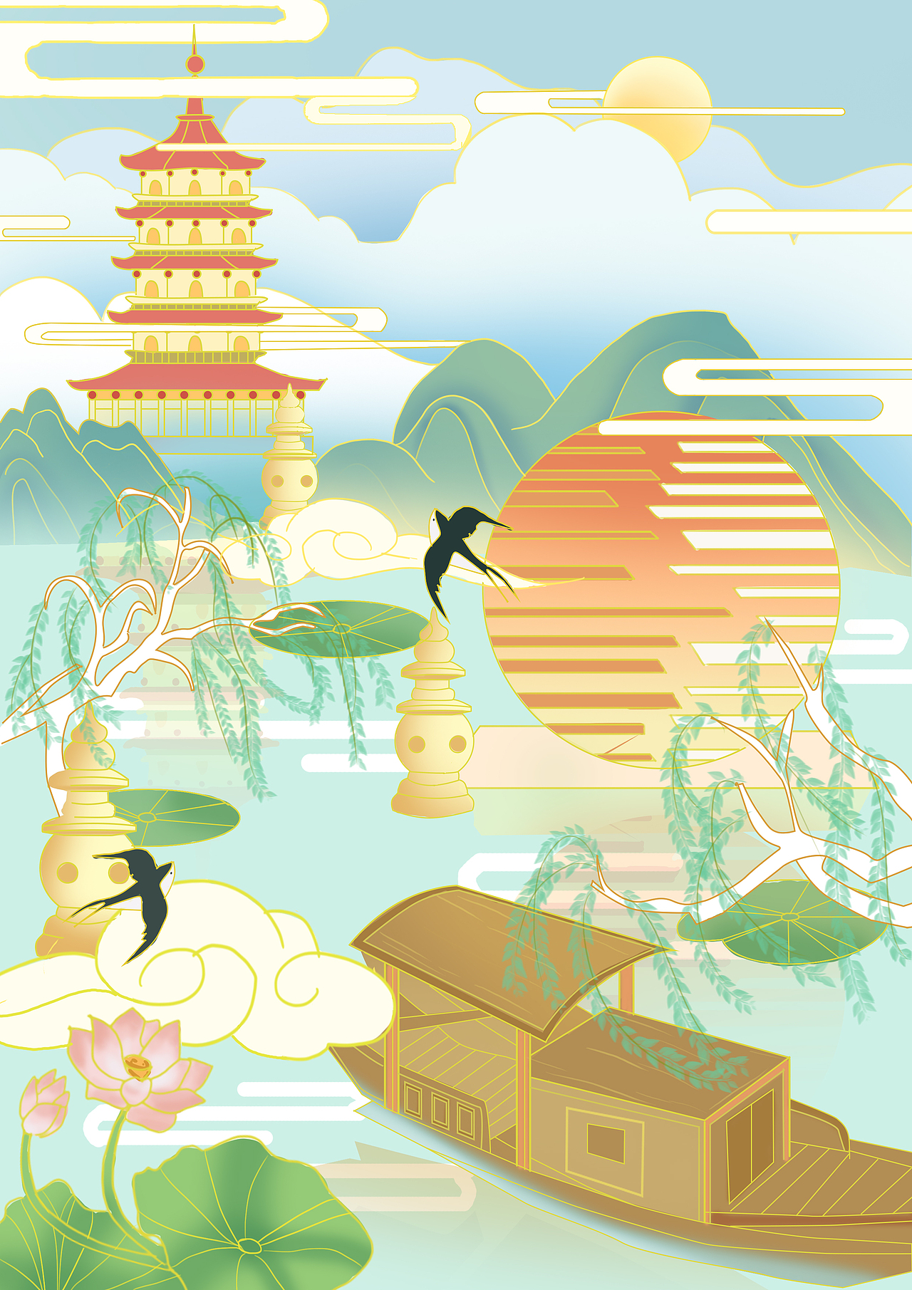 城市插画（图ZMjU2NDEzOTky） - 商业插画 - 站酷设计师jiangjiang仪原创素材 - 站酷ZCOOL