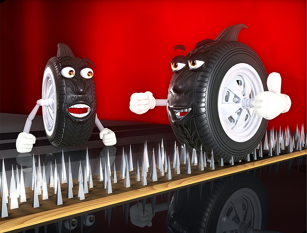 福特科技 扎不漏轮胎演示图（图ZNDk2NzU0NTI=） - 其他三维 - 站酷设计师余获原创素材 - 站酷ZCOOL