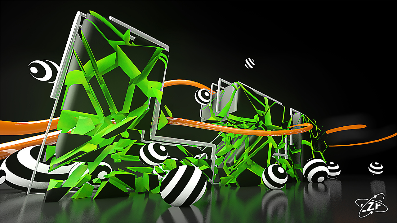 cinema4d离子碎片作品