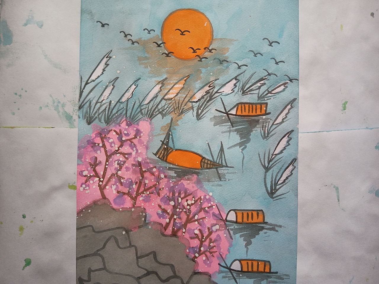 疏影横斜水清浅,暗香浮动月黄昏。