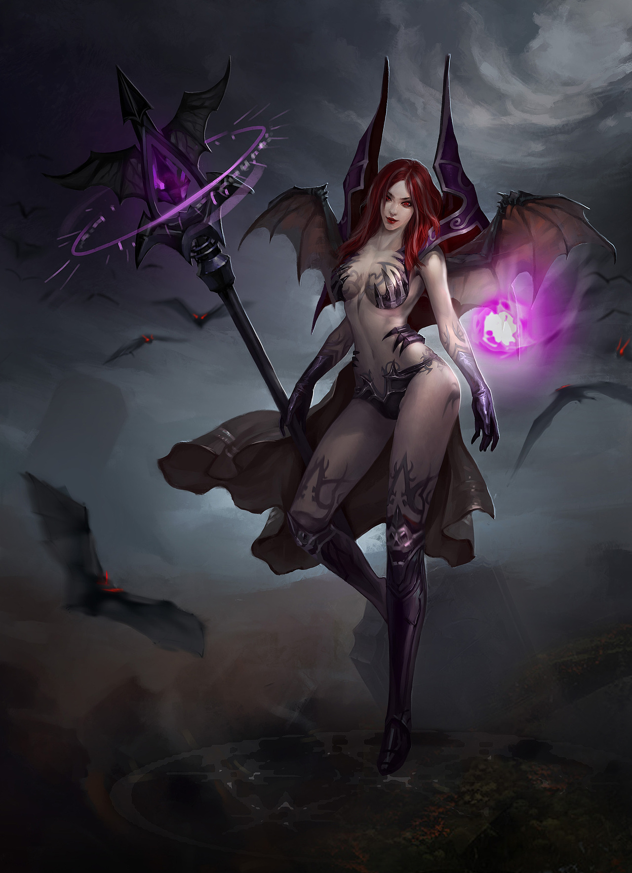 【插画类】暗黑破坏女神