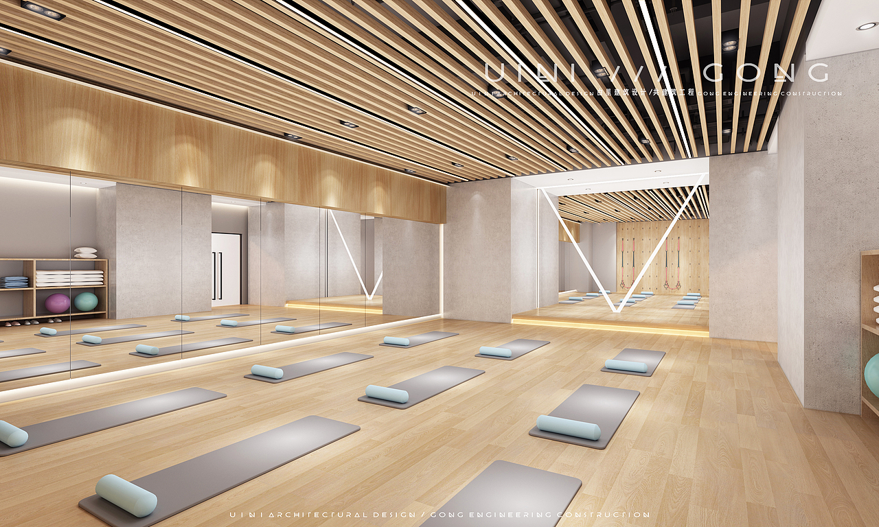 【由里建筑设计】广州威客健身房