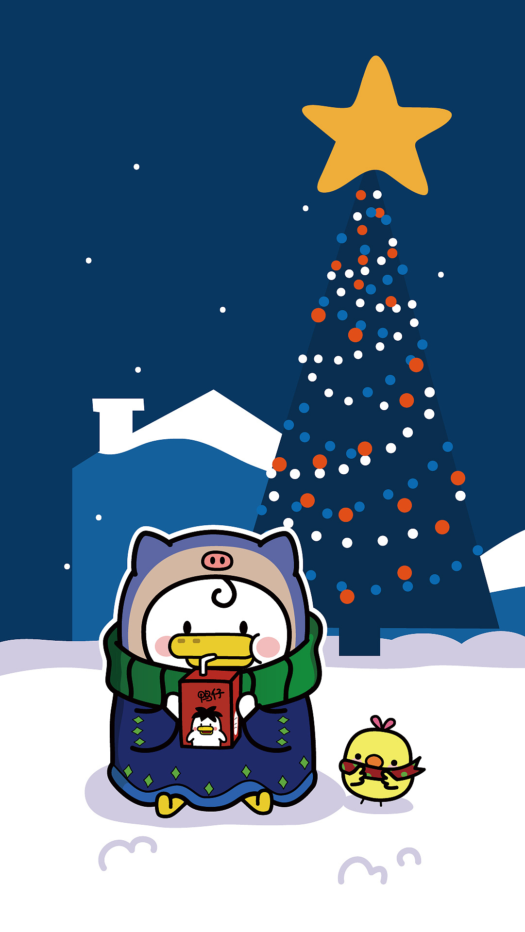 躺倒鸭手机壁纸主题