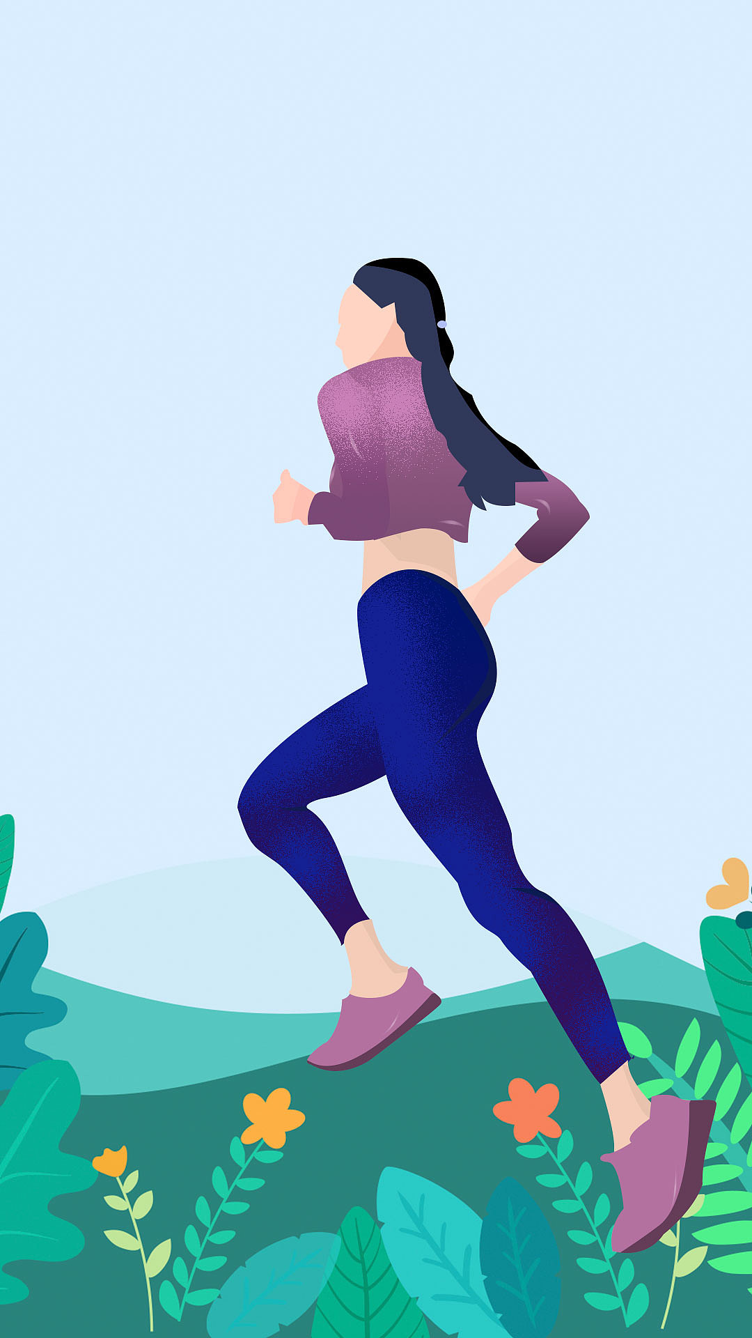 运动|插画|艺术插画|太空花果豆 - 原创作品 - 站酷 (zcool)