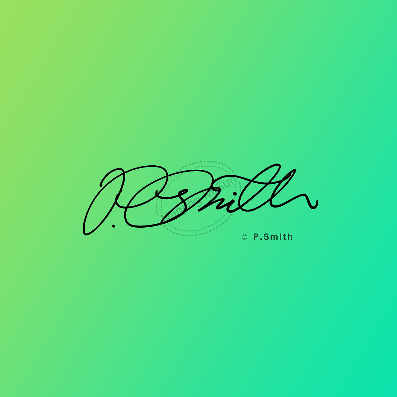 Some new signatures created for Mr. P Smith