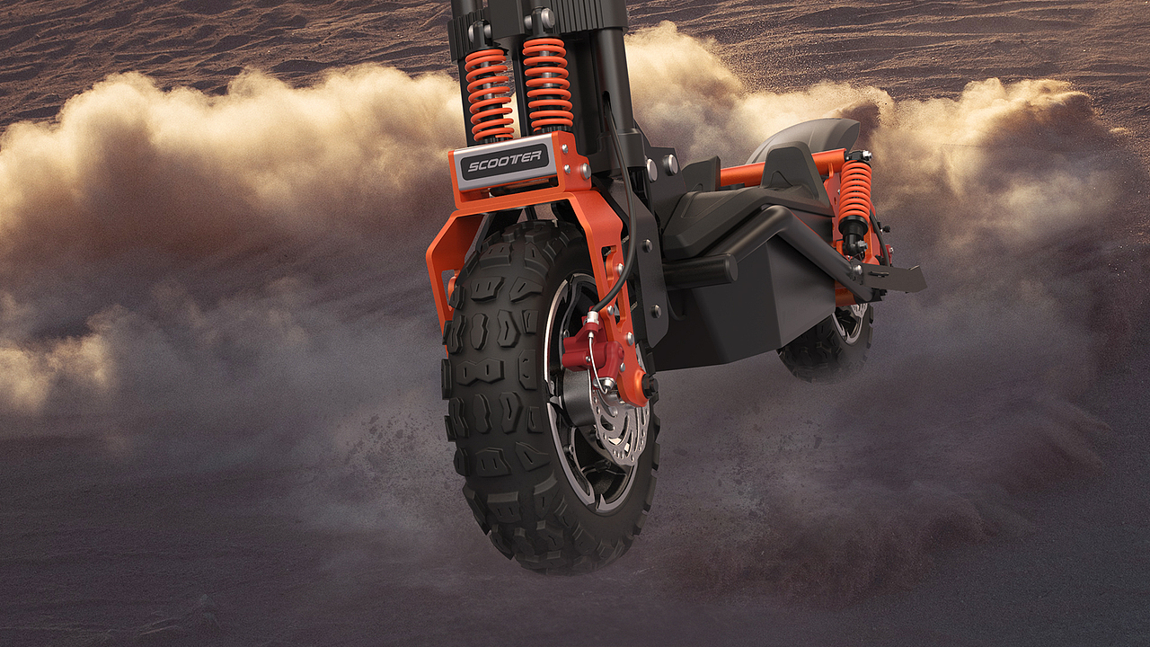 越野滑板车设计