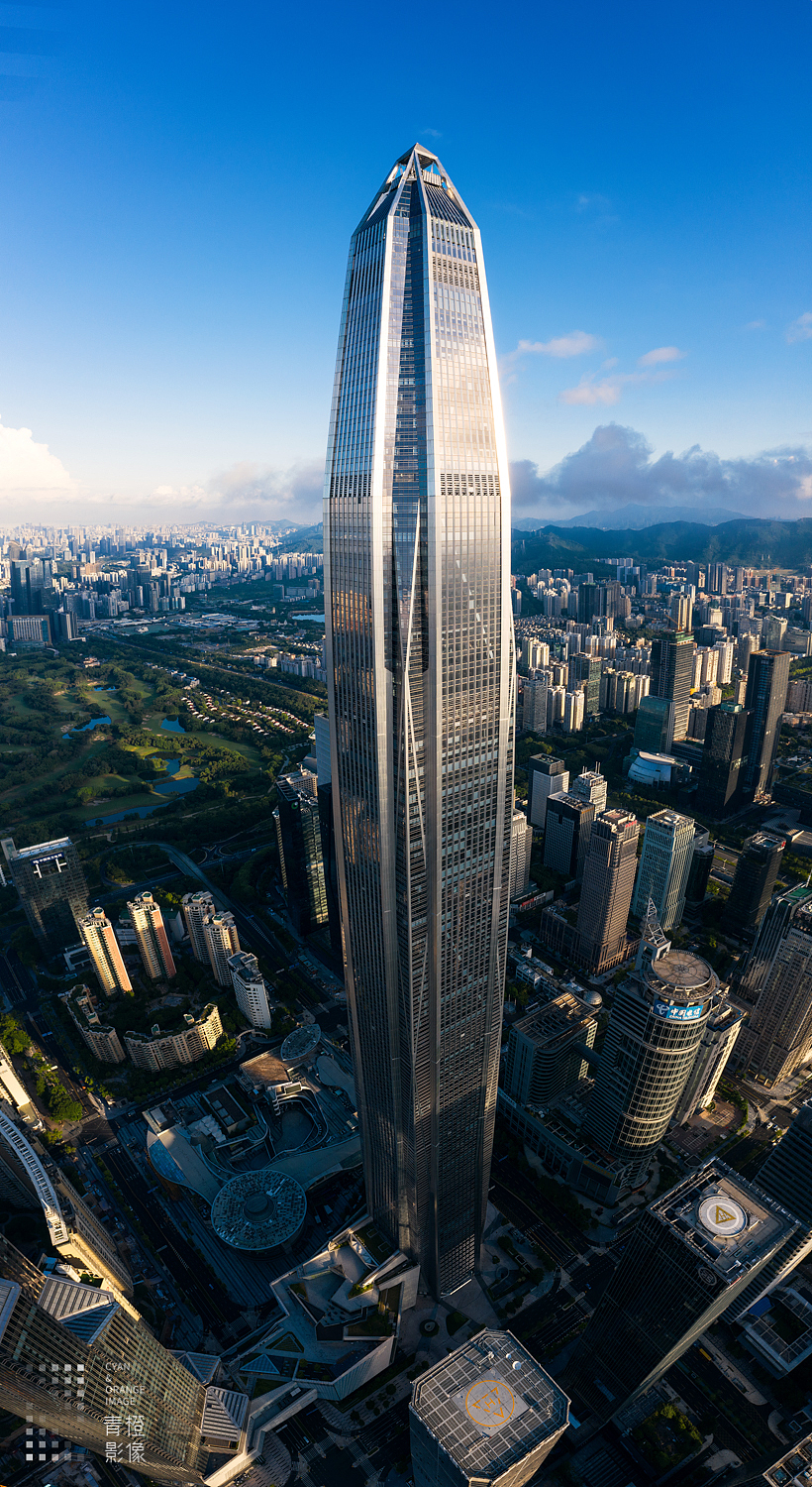 建筑摄影平安金融中心ⅹ青橙影像