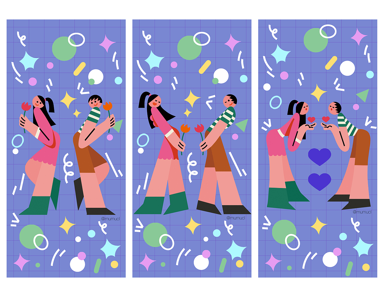 上海萬(wàn)象城和蘭蔻的七夕活動(dòng)插畫（圖ZMjMyNjUzMTUy） - 商業(yè)插畫 - 站酷設(shè)計(jì)師陳林_mumucl原創(chuàng)素材 - 站酷ZCOOL