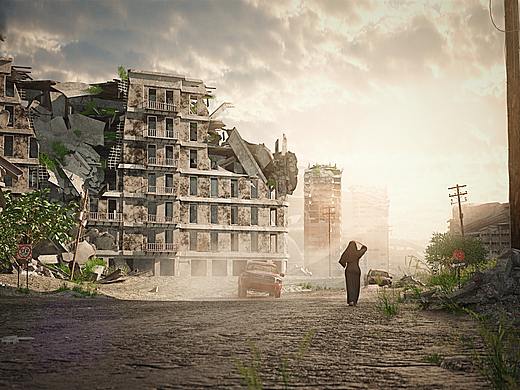 远离战争，珍爱生命，一组末日场景