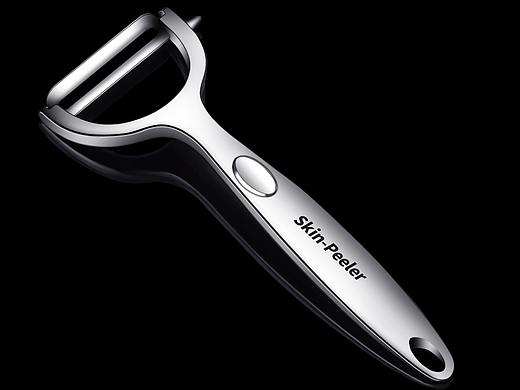 不锈钢削皮刀暗调拍摄